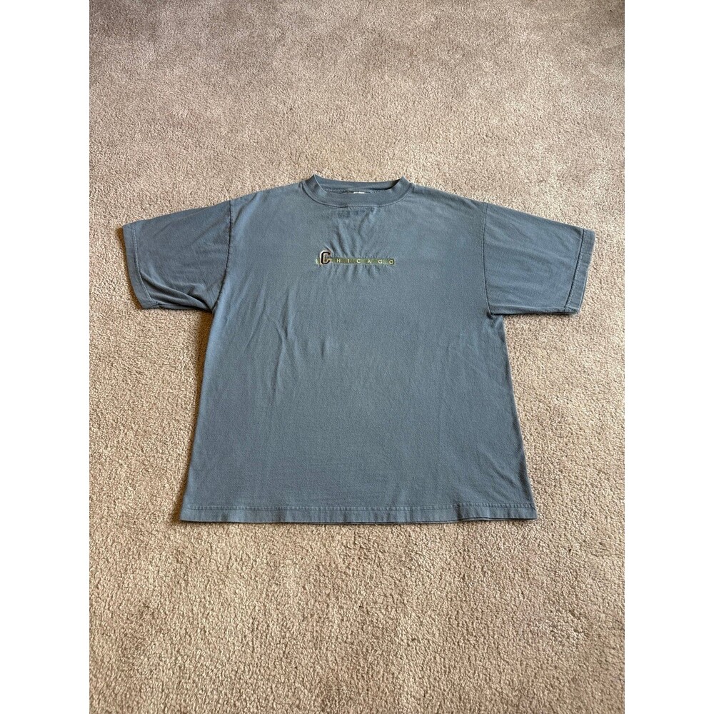 Vintage Embroidered Chicago J. America Men’s Tee Size Large